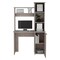 Tuhome Modern Straight Desk, Laminate, Light Gray ELZ9072 - alternate 2